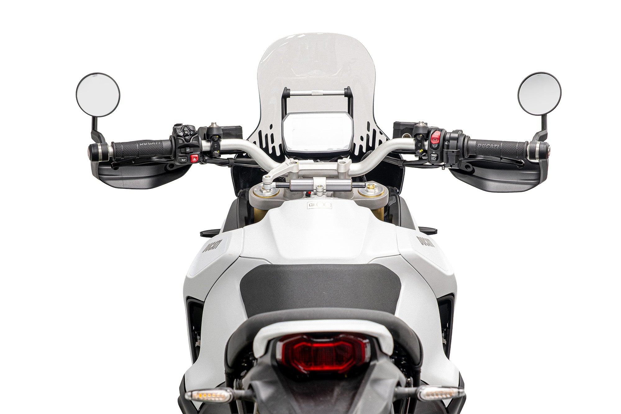 Evotech Handguard Bar End Mirrors (Retro) - Ducati DesertX V2 (2026+)