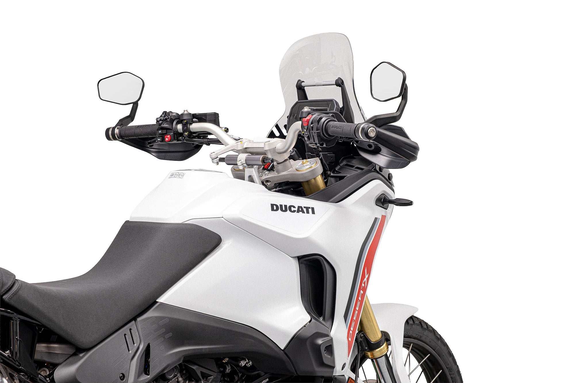 Evotech Handguard Bar End Mirrors (Sport) - Ducati DesertX V2 (2026+)