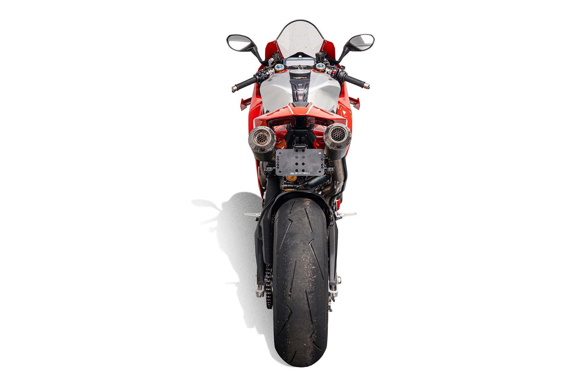 Ducati Streetfighter V4 S Dynamic Tail Tidy (2025+) For Akrapovic Titanium Full Race Exhaust System