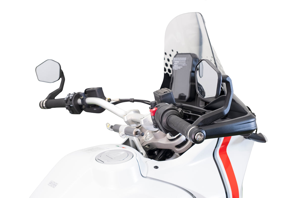 Evotech Handguard Bar End Mirrors (Sport) - Ducati DesertX (2022 - 2025)