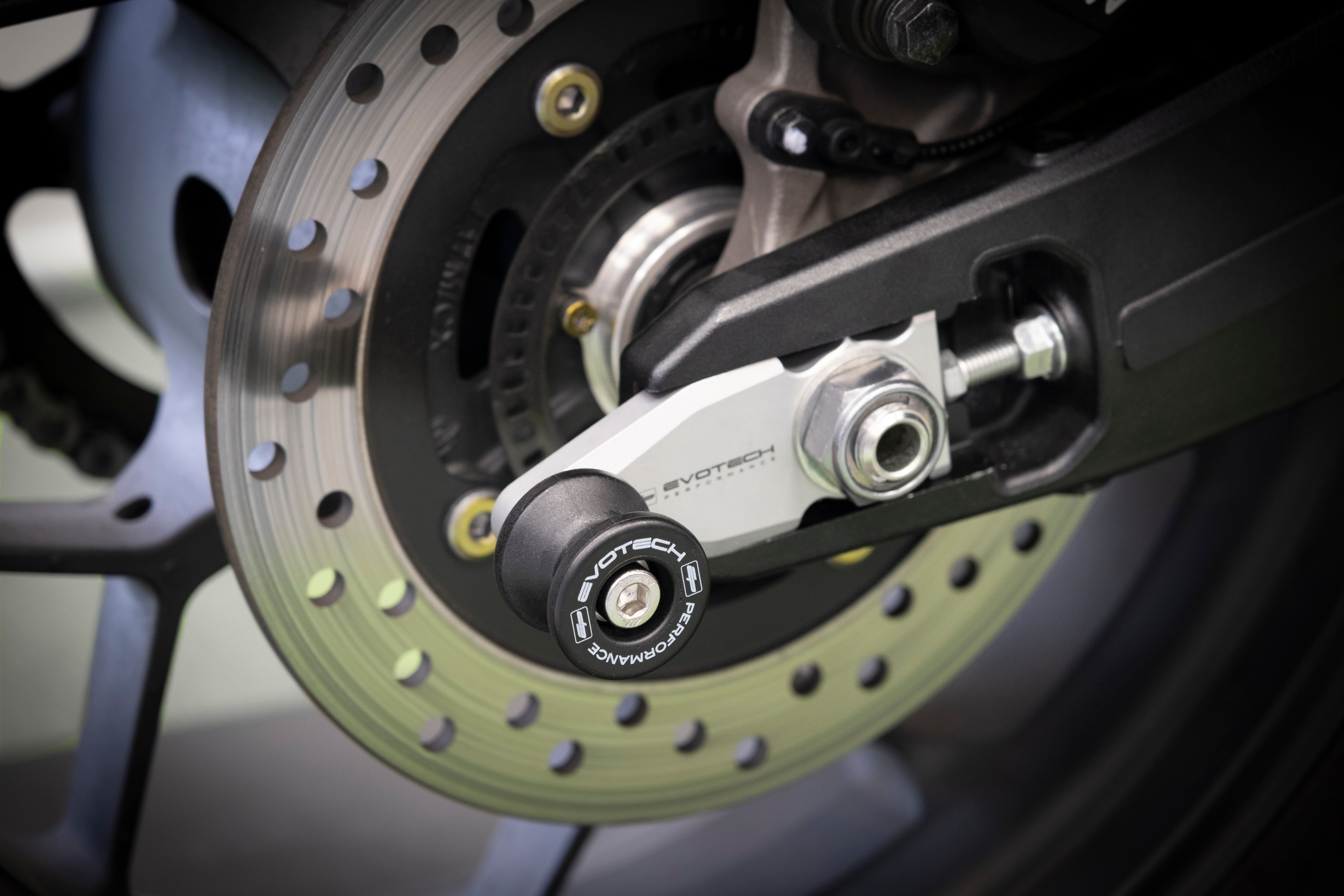 Evotech Paddock Stand Chain Adjuster Blocks - Honda CB650R Neo Sports Cafe (2019 - 2020)