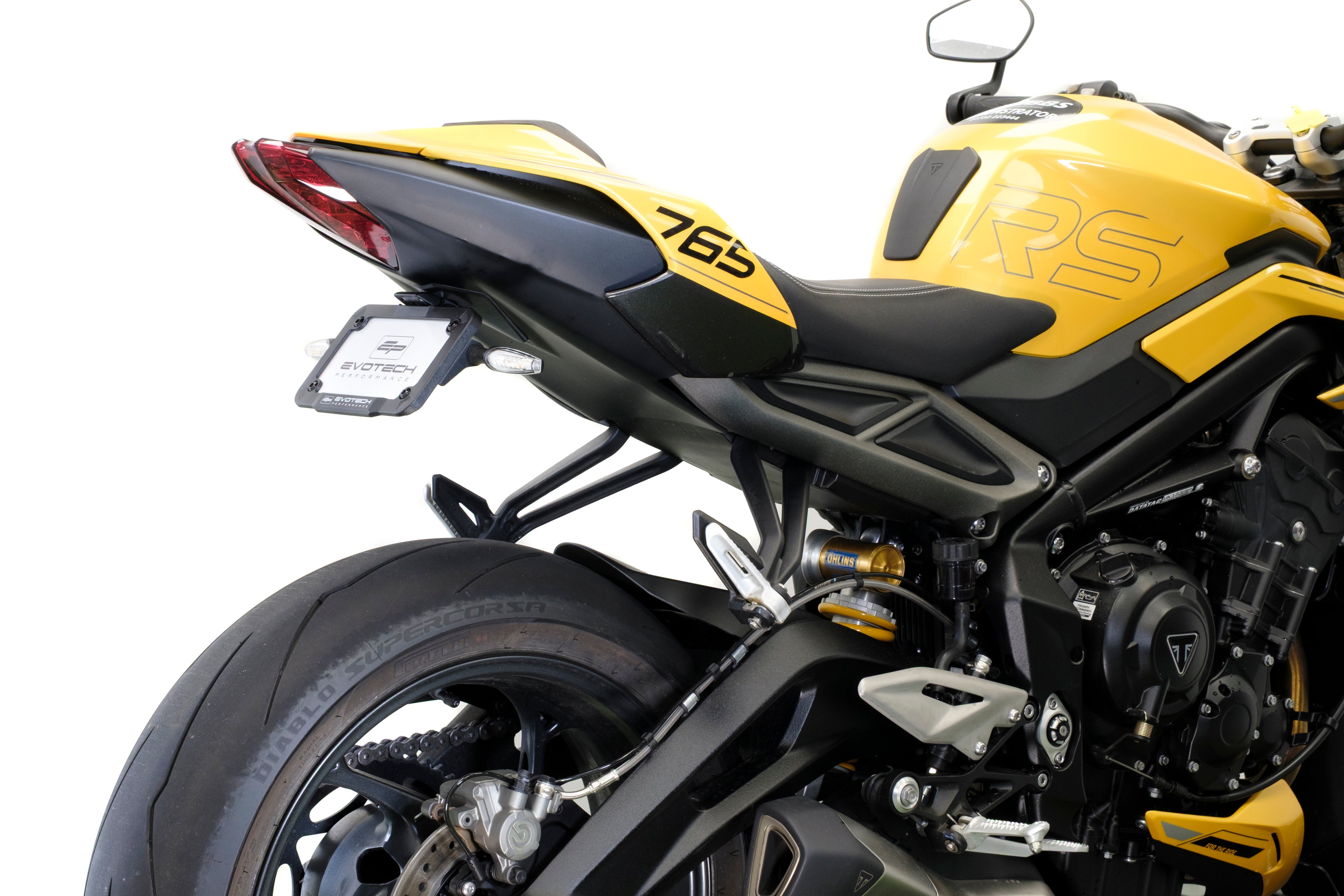 Evotech Dynamic Tail Tidy Including Indicators - Triumph Street Triple 765 Moto2 Edition (2023+)
