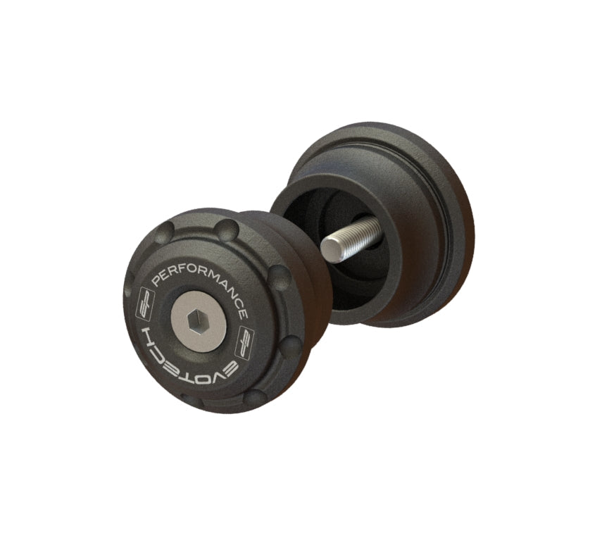 Evotech Bar End Weights (Non Bar End Mirror Version) - Triumph Trident 660 Triple Tribute Edition (2024+)