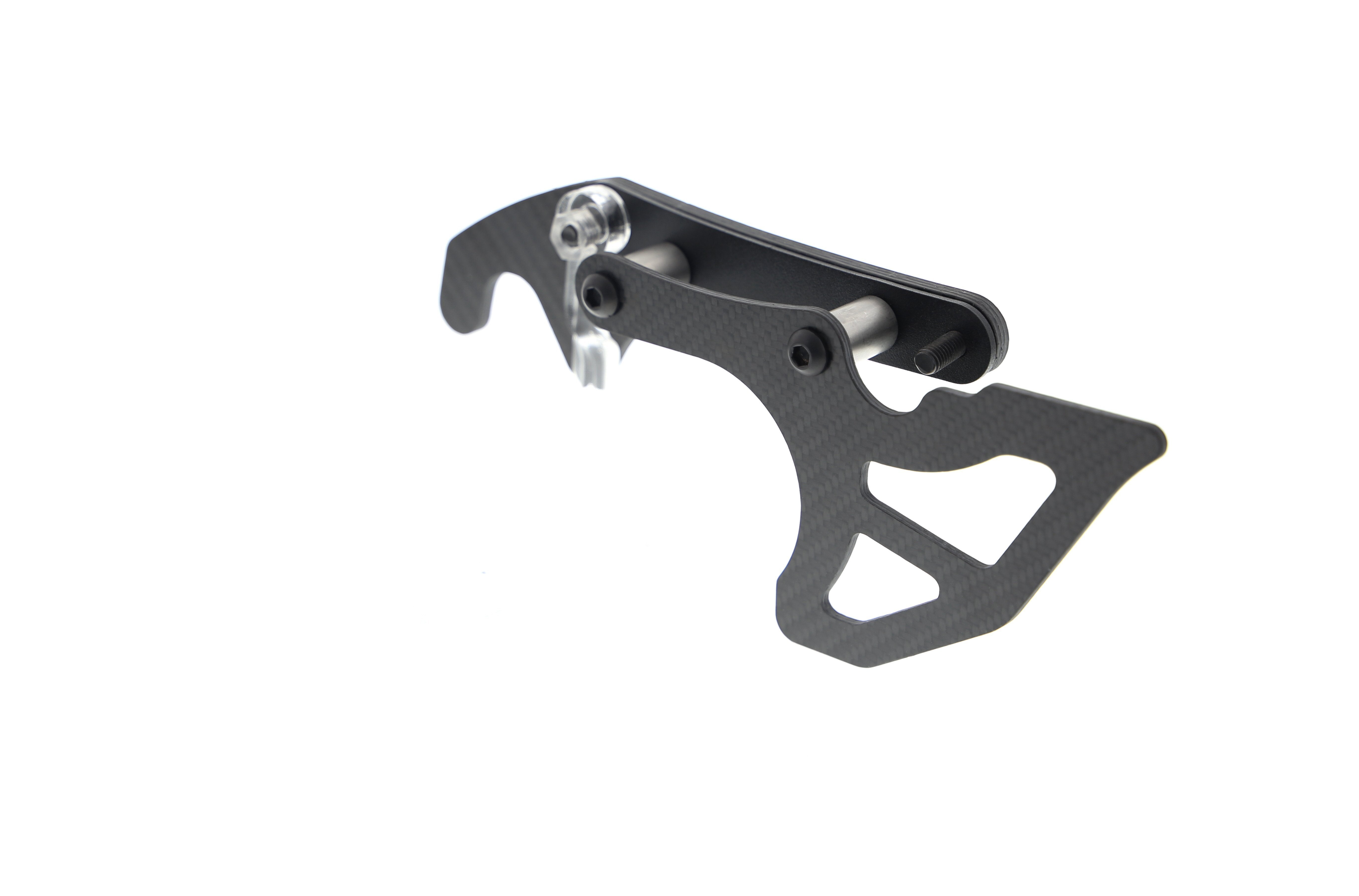 Evotech Carbon Fibre Toe Guard / GP Style Paddock Stand Plates - Yamaha YZF-R7 (2026+)