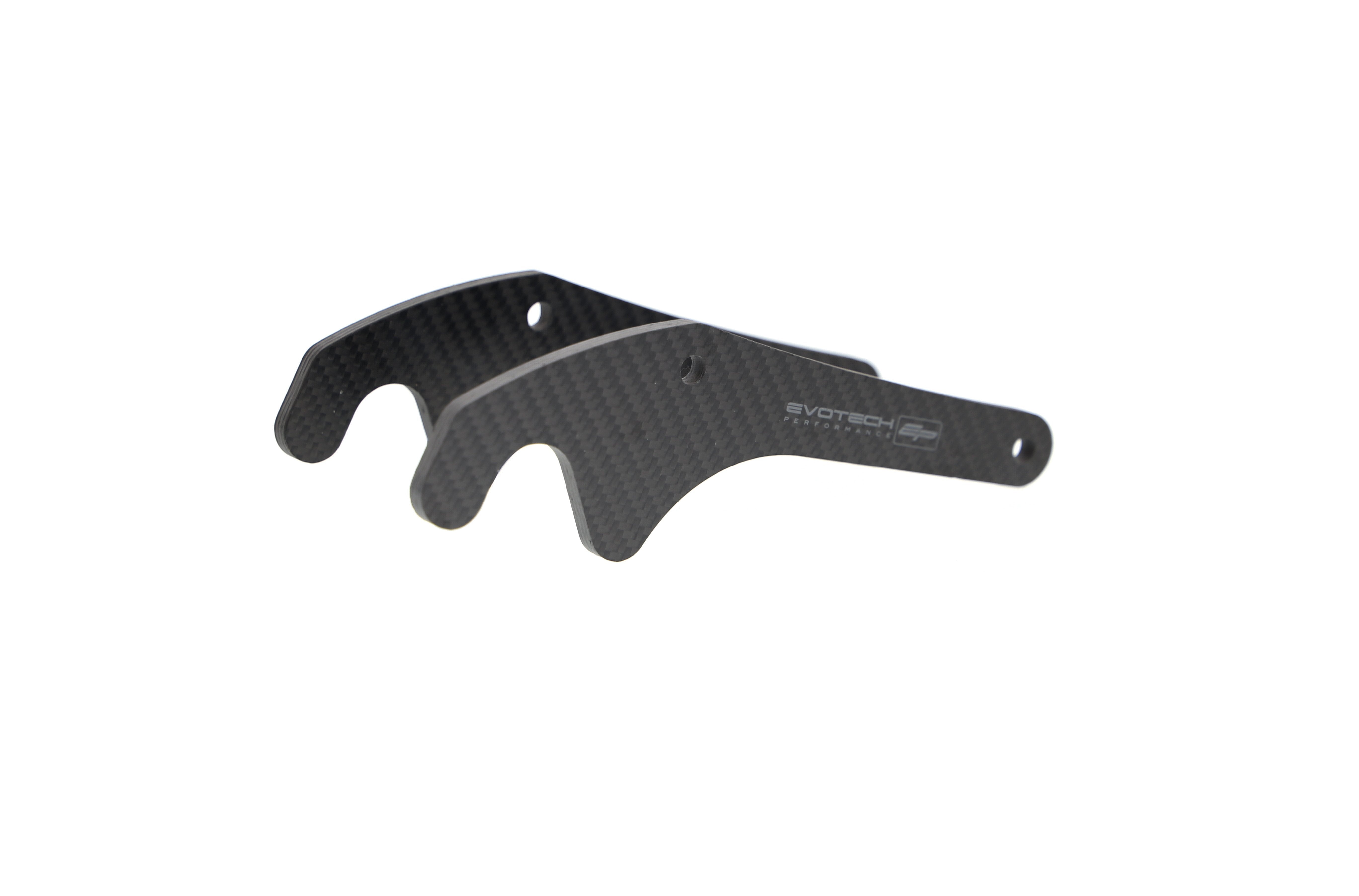 Evotech Carbon Fibre Paddock Stand Plates - Yamaha YZF-R7 (2026+)