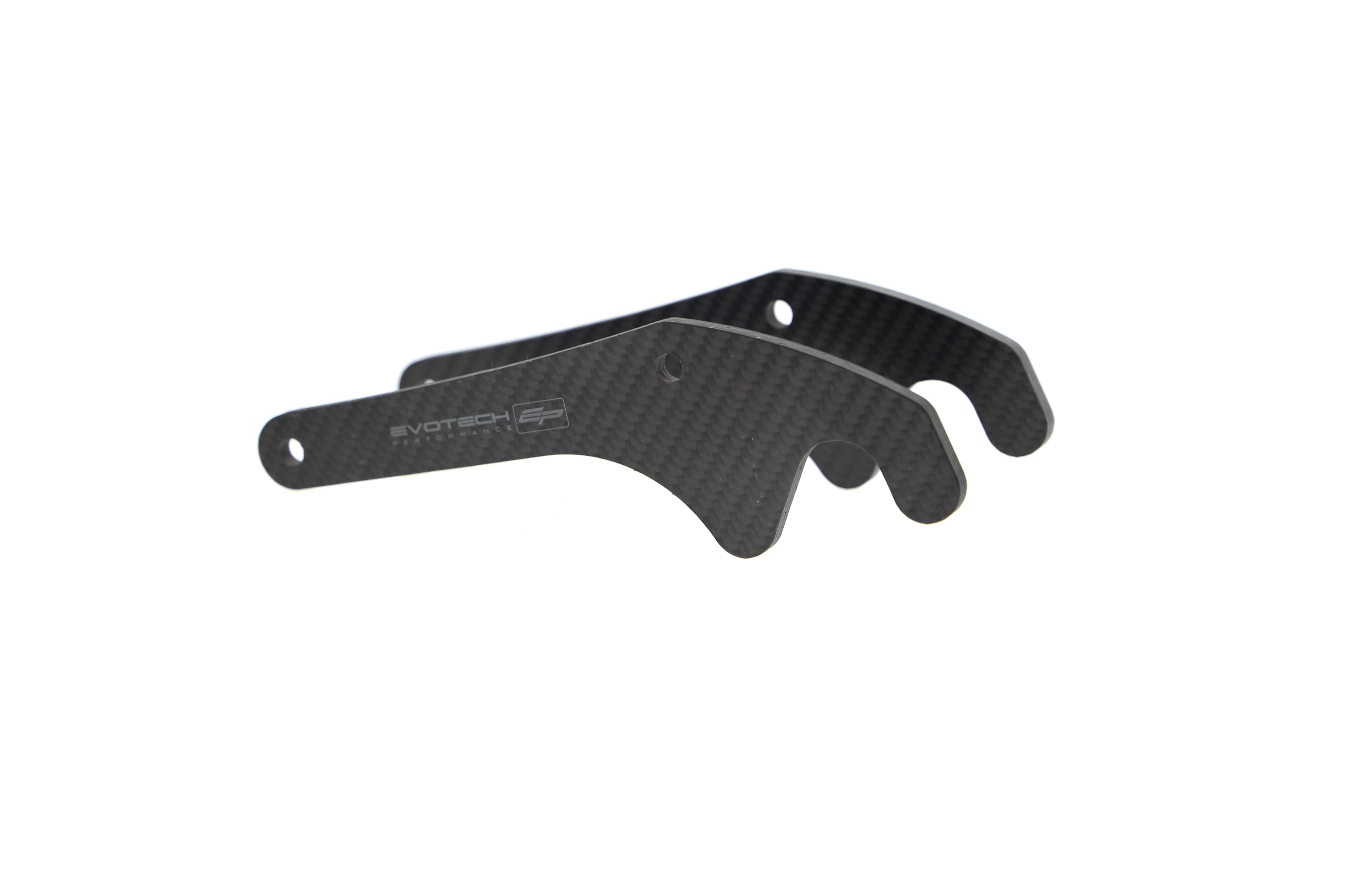 Evotech Carbon Fibre Paddock Stand Plates - Yamaha YZF-R7 (2026+)