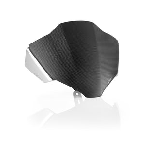 Rizoma Headlight fairing with Mounting kit — Carbon and Aluminum — ZDM159AK