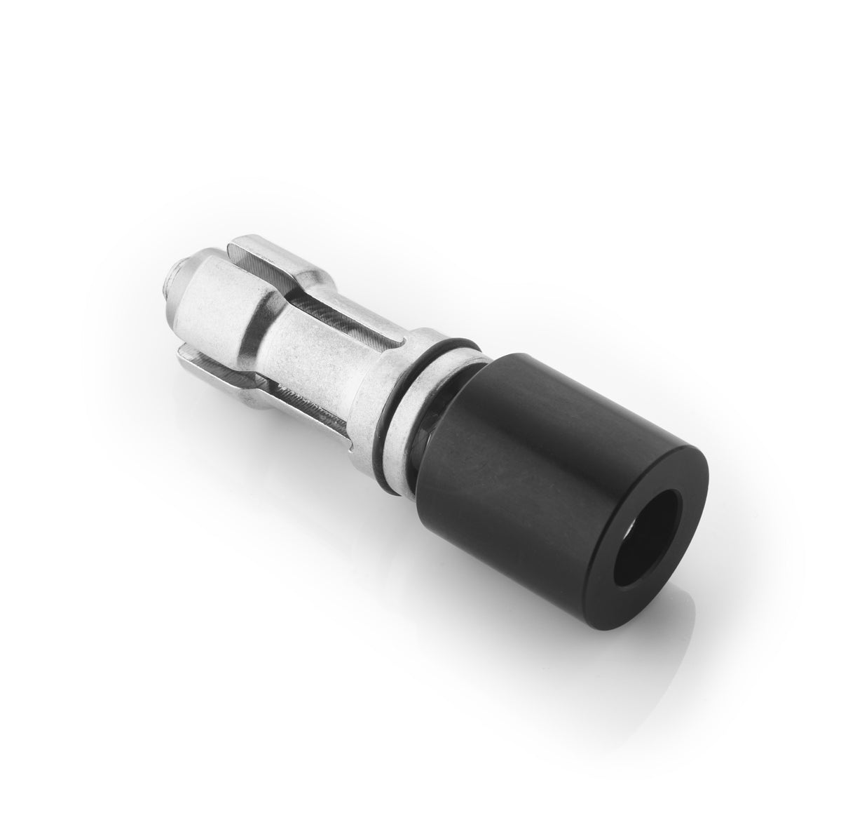 Rizoma Mounting kit for combining Sguardo turn signals with bar-end mirrors — Bar & End Mount for handlebars with Ø 25.4 mm — BSFR001B