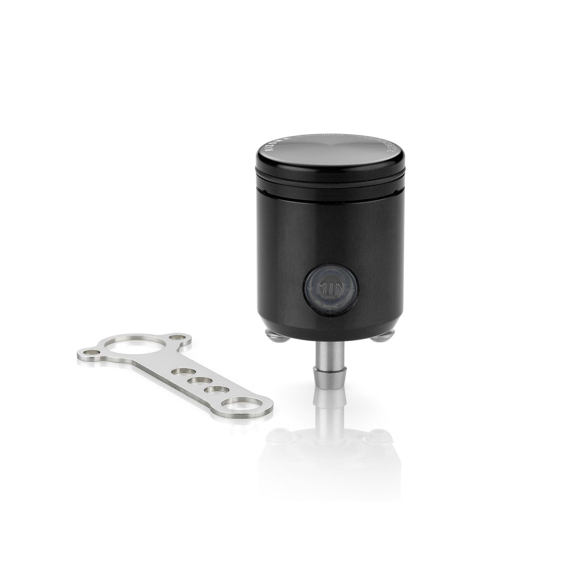 Rizoma Piston Brake/Clutch Fluid Reservoir 26ml For Aprilia/BMW/Ducati/Kawasaki/KTM/Triumph - Black