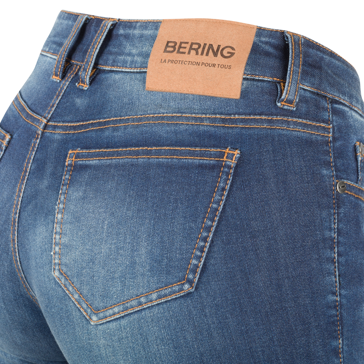 Bering Lady Trust Straight Denim - Blue Wash