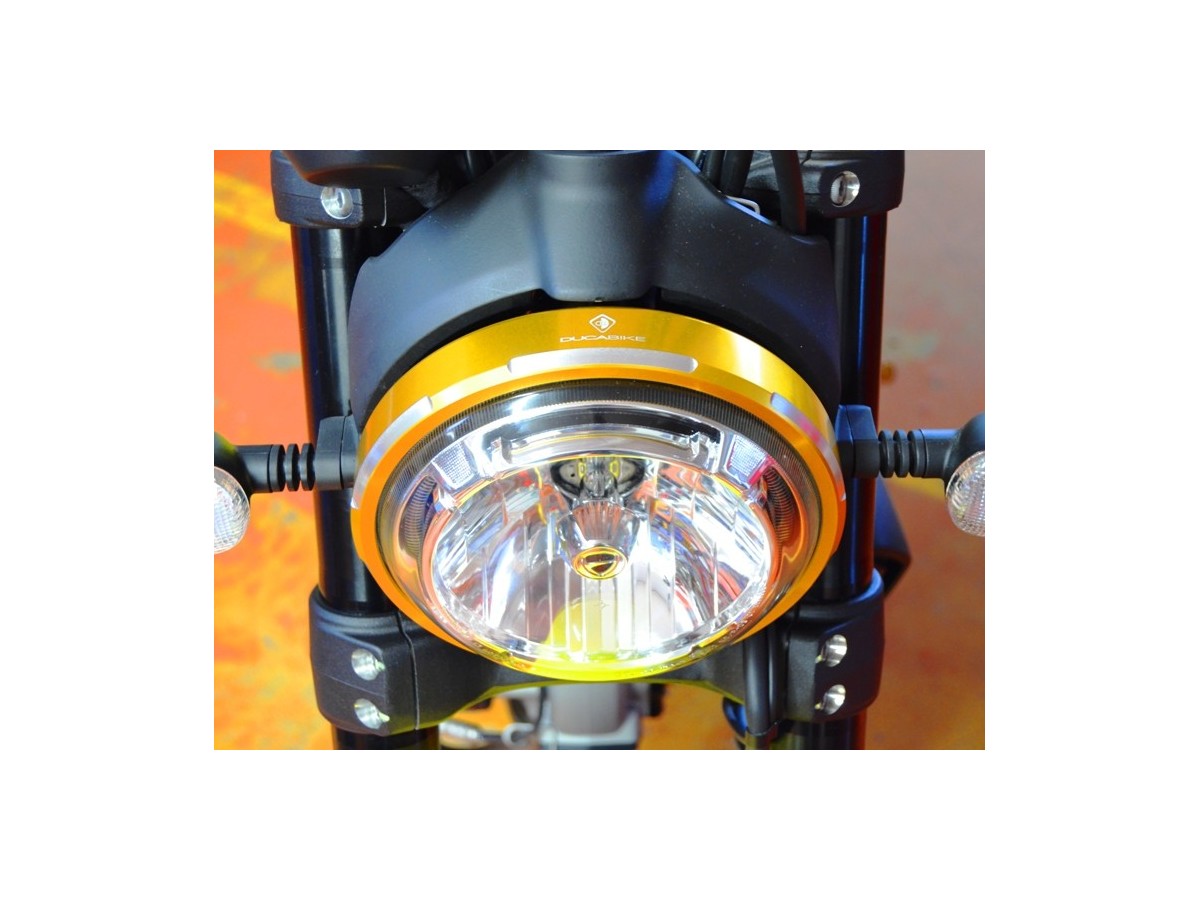 CFSCRA01 - SCRAMBLER BILLET ALUMINIUM HEADLIGHT TRIM