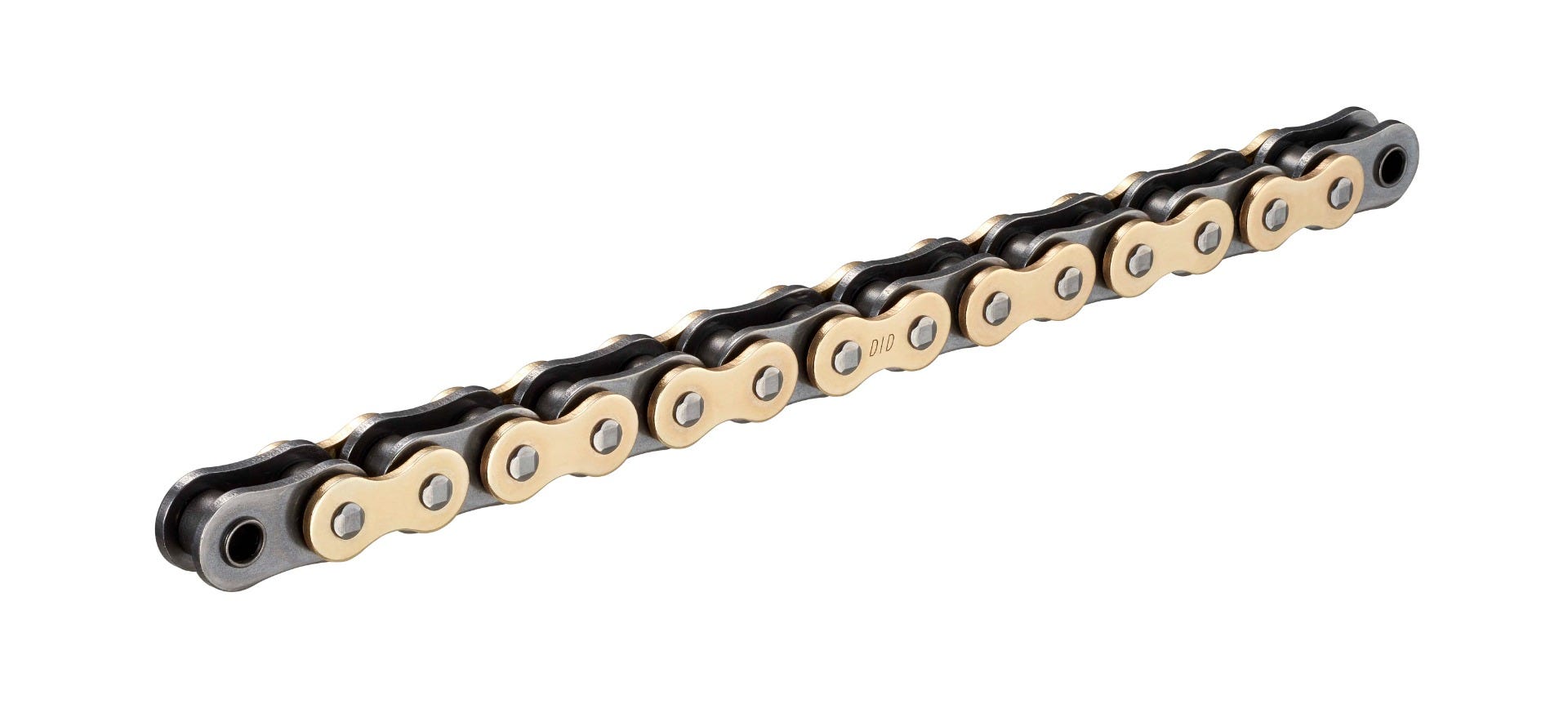 DID #520 ATV 2 Racing HD Chain X-Ring 120L FJ - Clip GOLD&BK