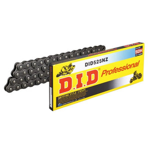 DID #525 NZ Super Non O-Ring EX/HD 124L FJ - Clip BK