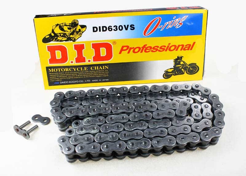 DID #630 VS Standard O-Ring 96L FJ - Clip BK