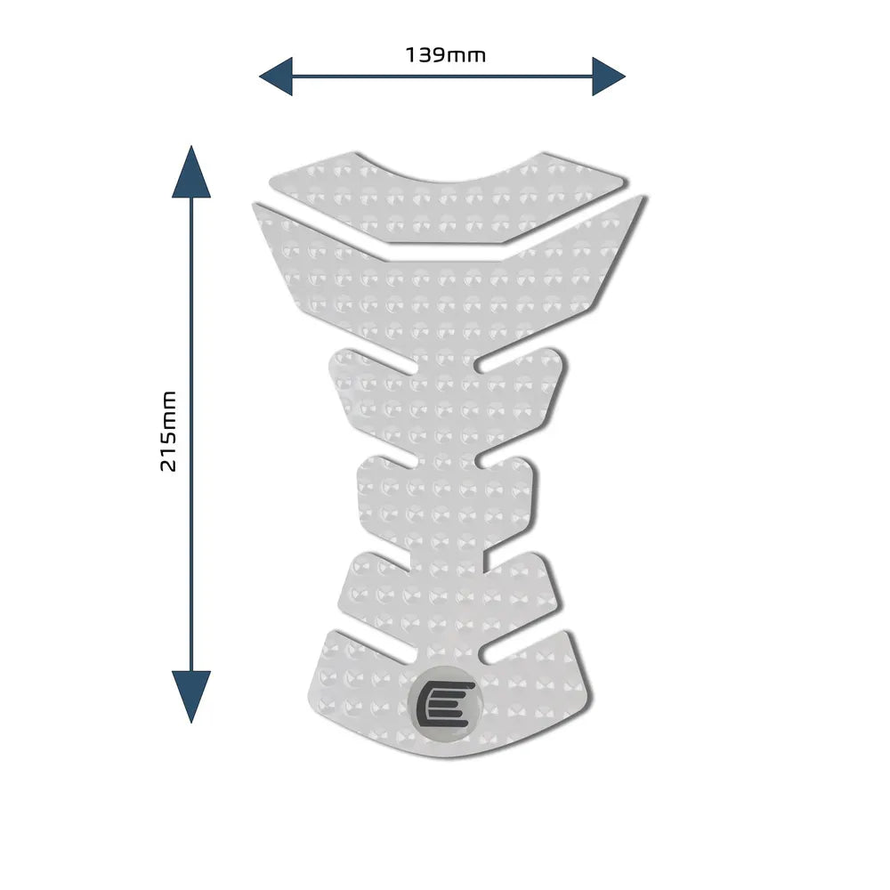 Eazi-Grip EVO Centre Tank Pad D 139mm x 215mm, clear