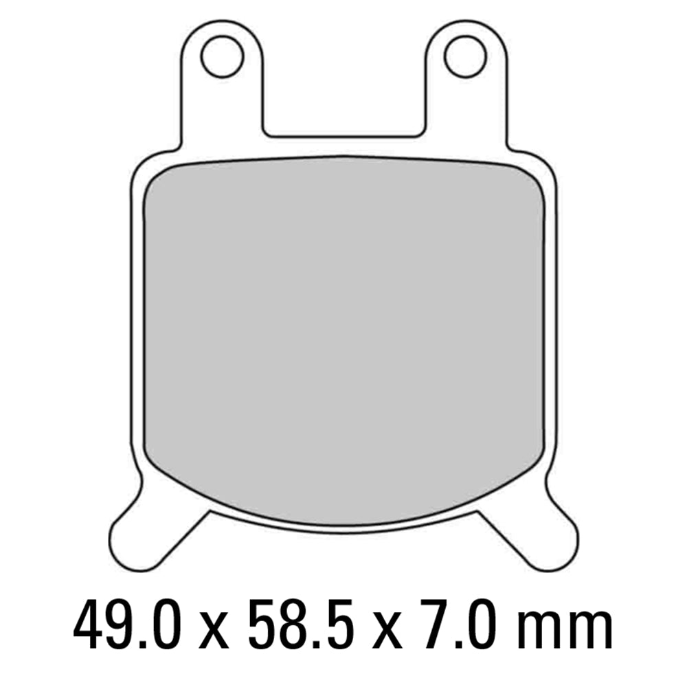 FERODO Brake Disc Pad Set FDB205P