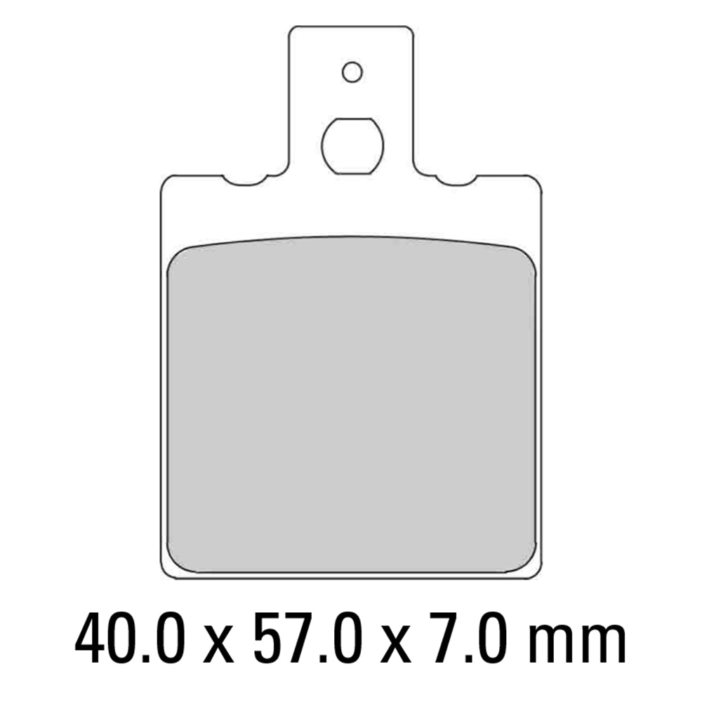 FERODO Brake Disc Pad Set FDB207EF