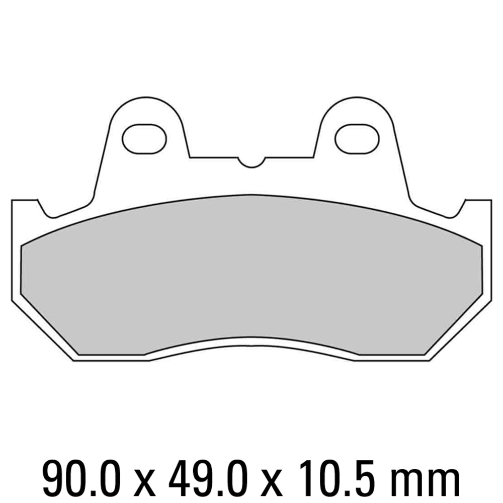 FERODO Brake Disc Pad Set FDB244ST