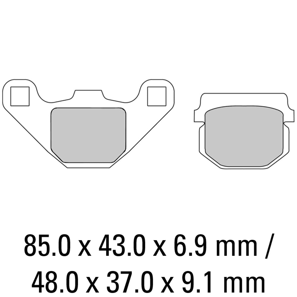 FERODO Brake Disc Pad Set FDB313EF