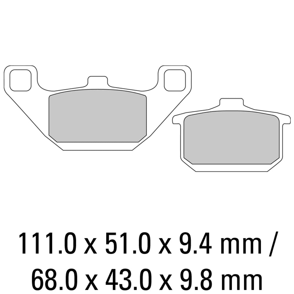 FERODO Brake Disc Pad Set FDB339P