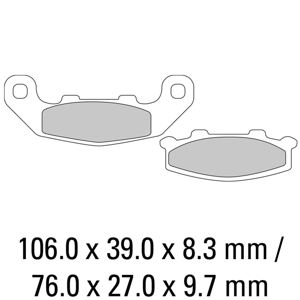 FERODO Brake Disc Pad Set FDB508P