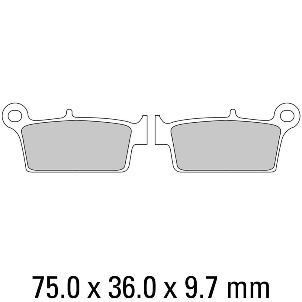 FERODO Brake Disc Pad Set FDB539TRL*