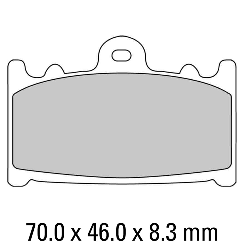 FERODO Brake Disc Pad Set FDB574XRAC