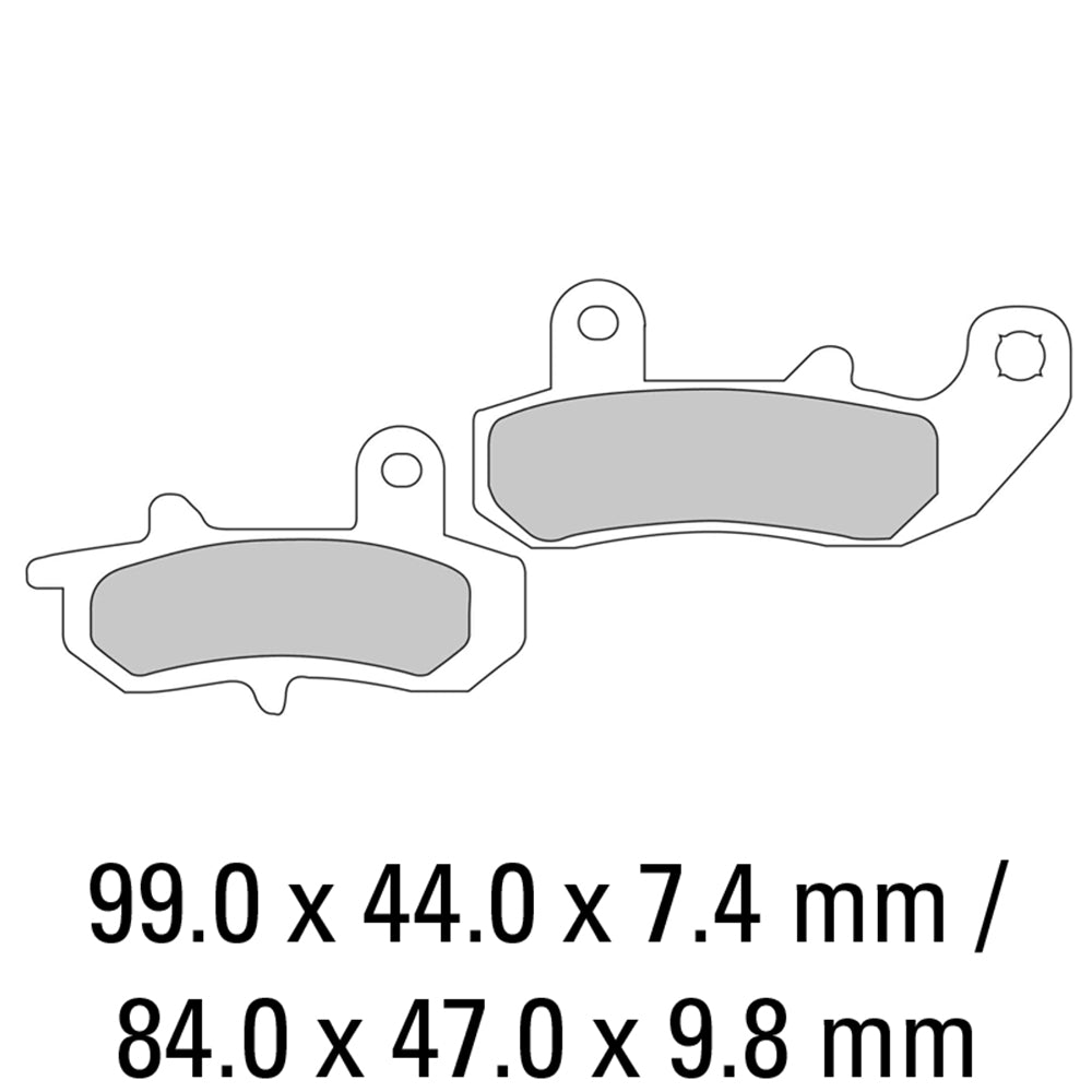 FERODO Brake Disc Pad Set FDB607P