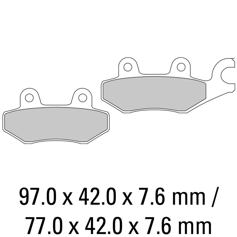 FERODO Brake Disc Pad Set FDB631EF