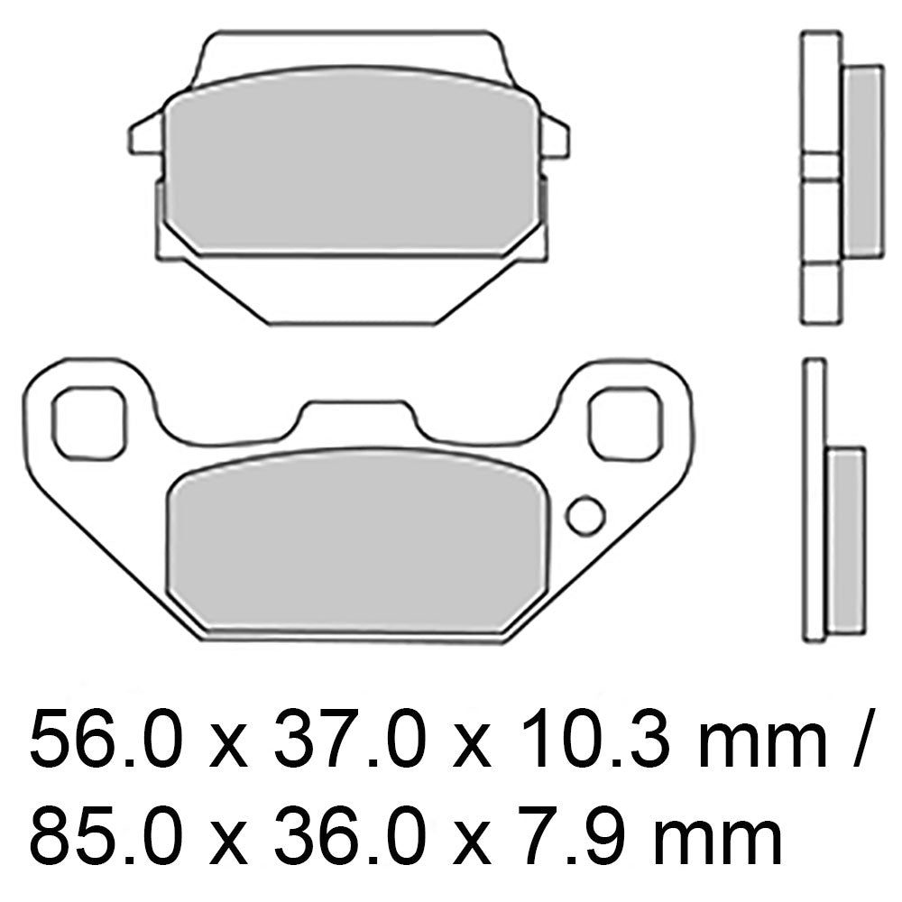 FERODO Brake Disc Pad Set FDB2013SG*