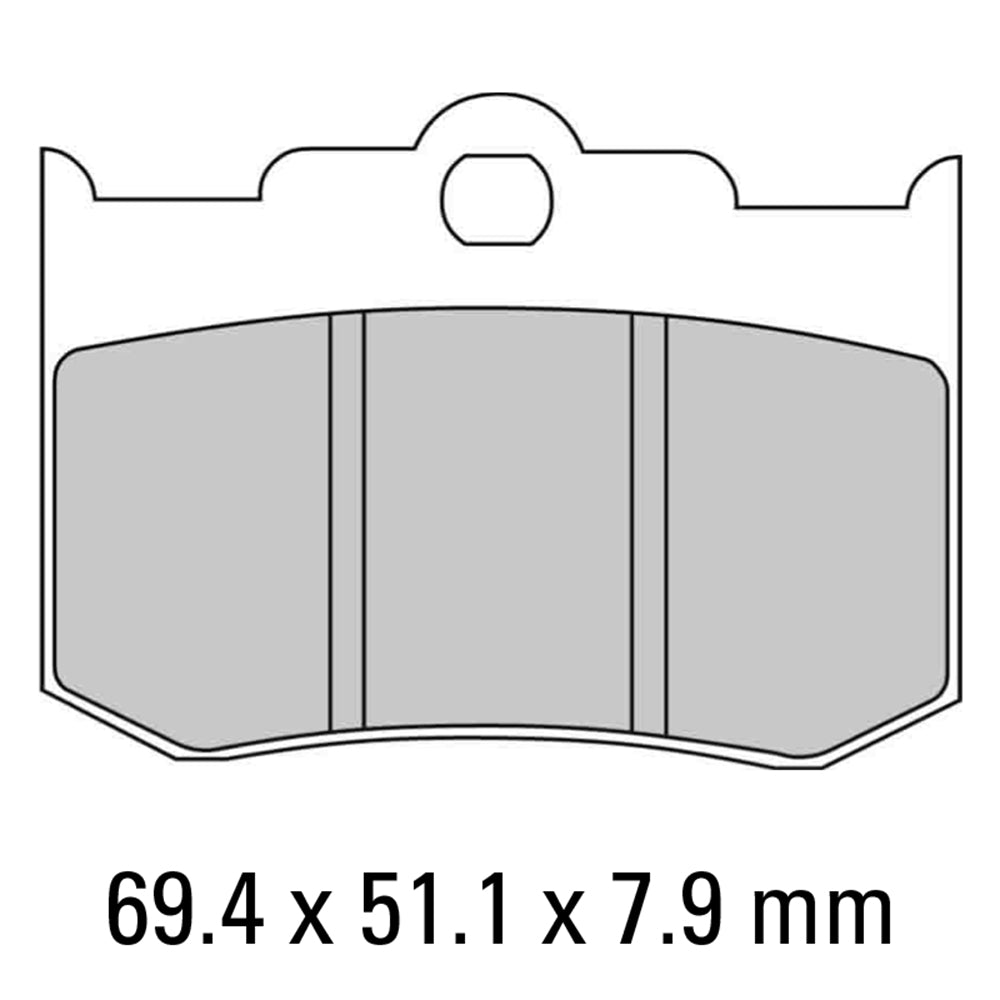 FERODO Brake Disc Pad Set FDB2040ST