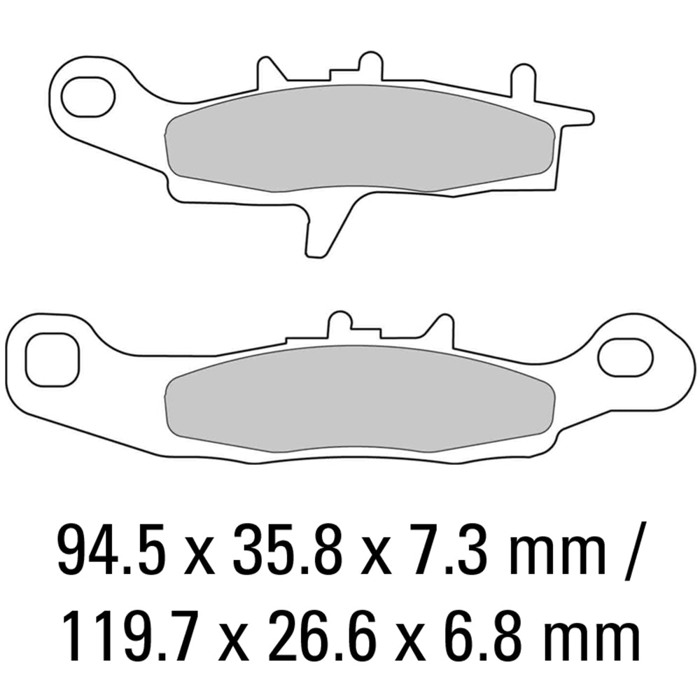 FERODO Brake Disc Pad Set FDB2080SG