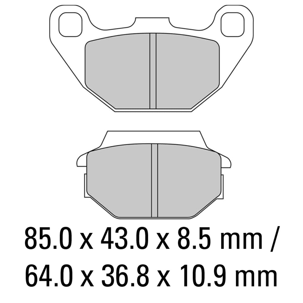 FERODO Brake Disc Pad Set FDB2096SG