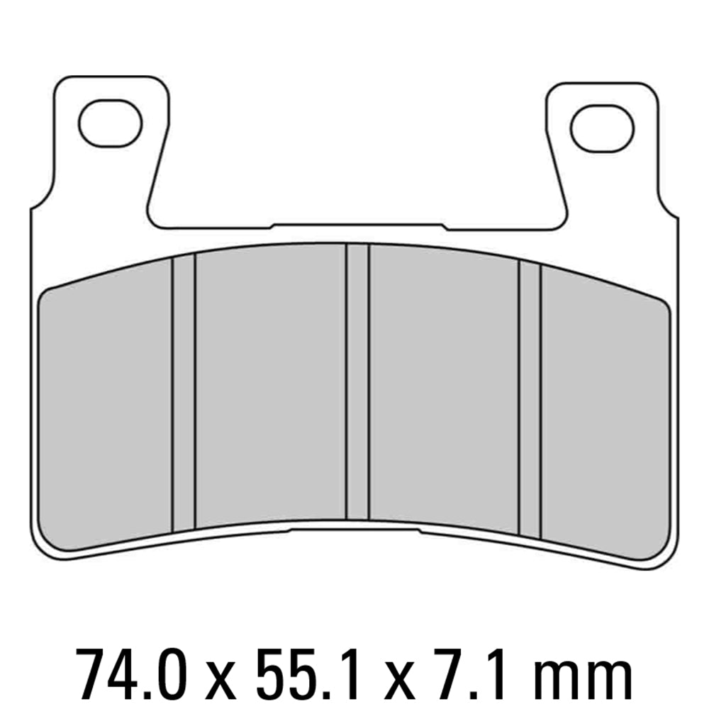 FERODO Brake Disc Pad Set FDB2114XRAC