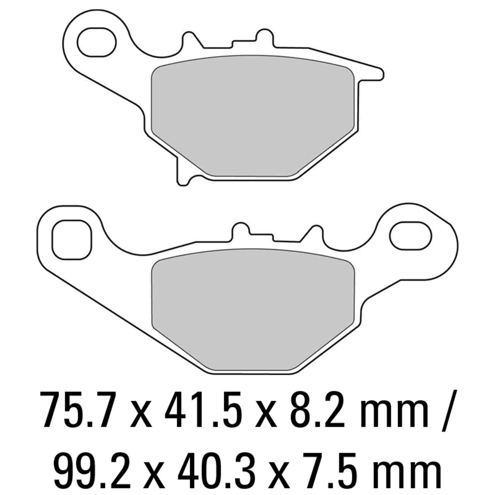 FERODO Brake Disc Pad Set FDB2133EF