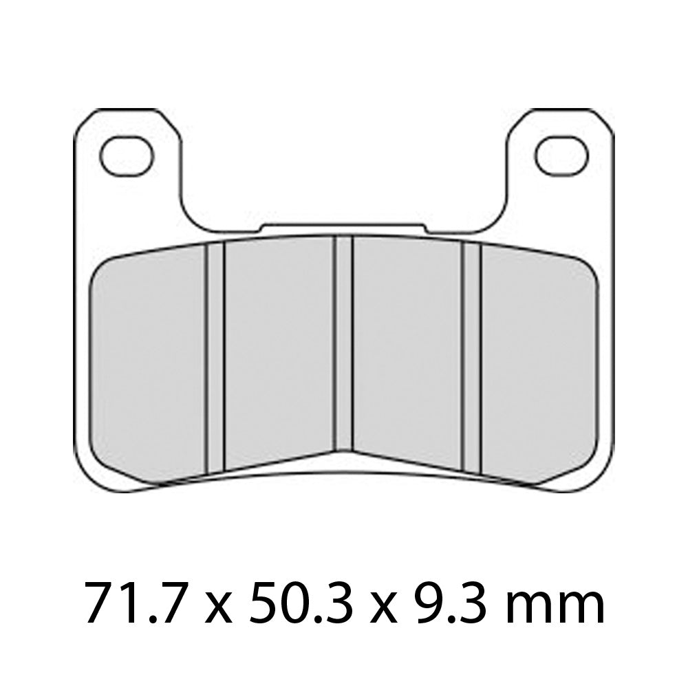 FERODO Brake Disc Pad Set FDB2204ZRAC 2178*