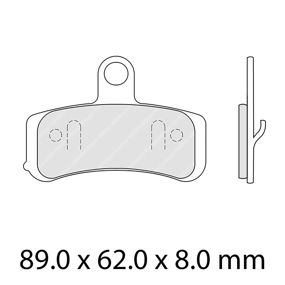 FERODO Brake Disc Pad Set FDB2250ST