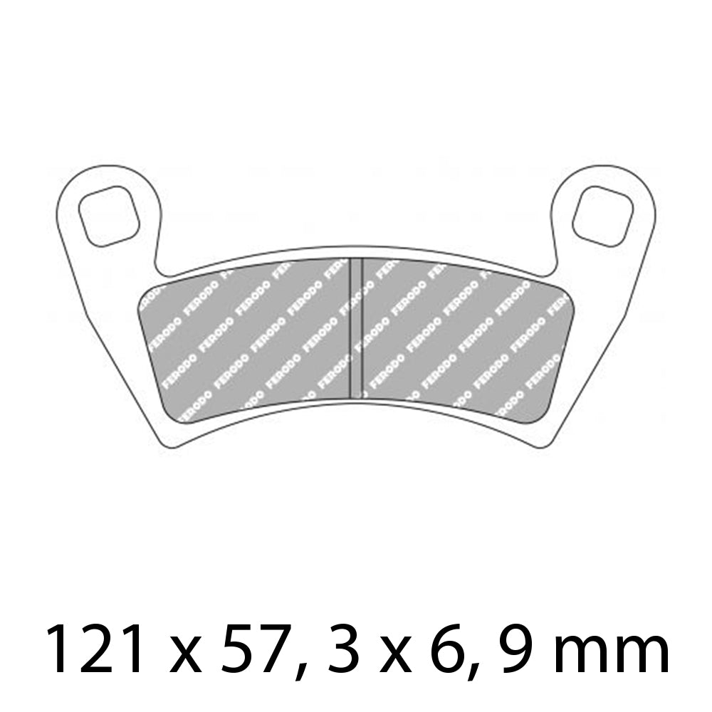 FERODO Brake Disc Pad Set FDB2263SG