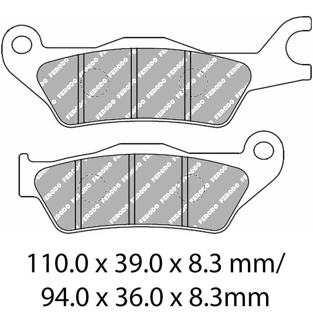 FERODO Brake Disc Pad Set FDB2287EF