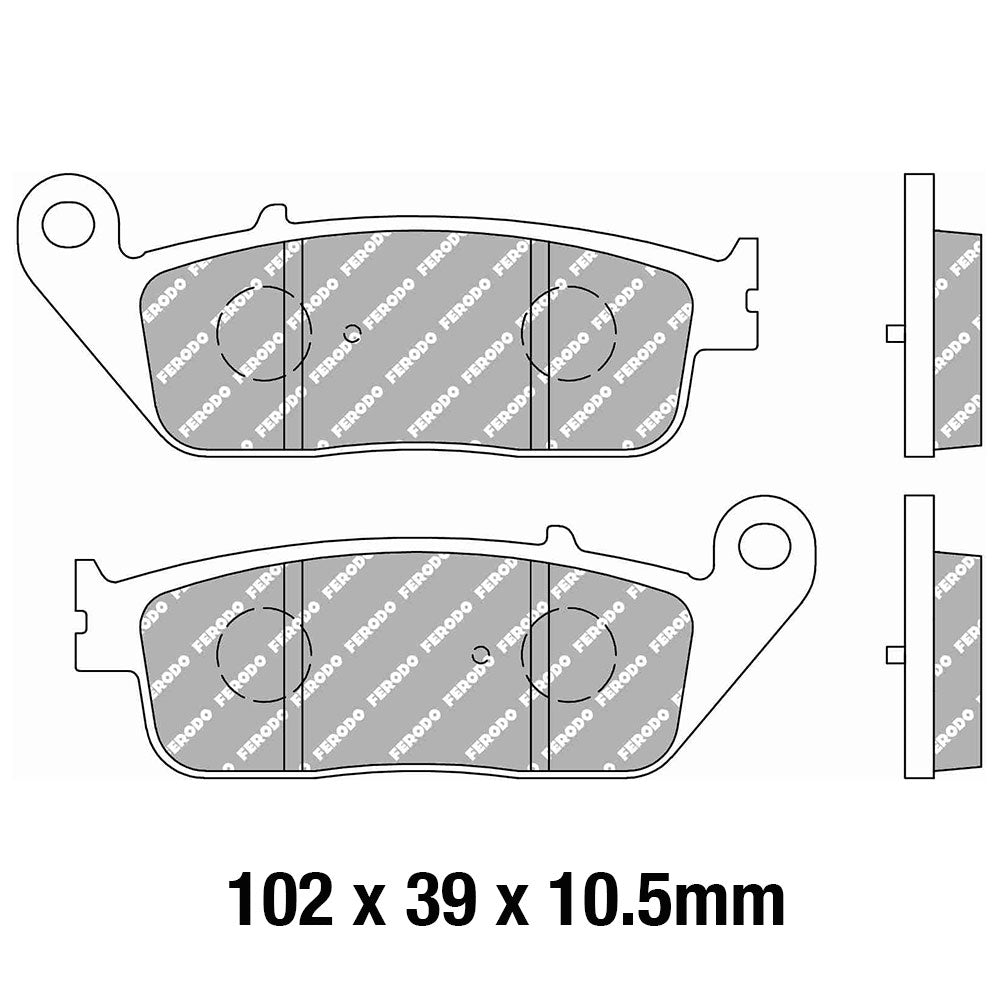 FERODO Brake Disc Pad Set FDB2288EF