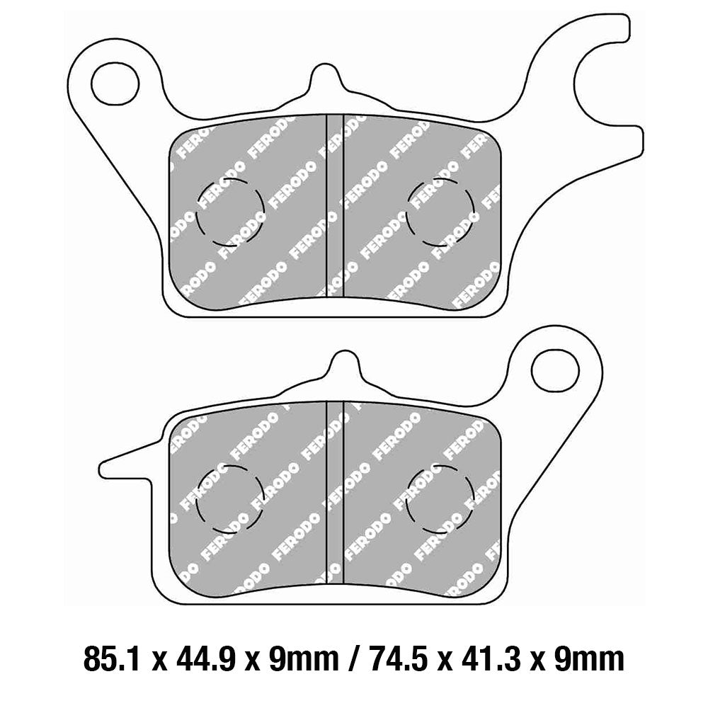 FERODO Brake Disc Pad Set FDB2296EF