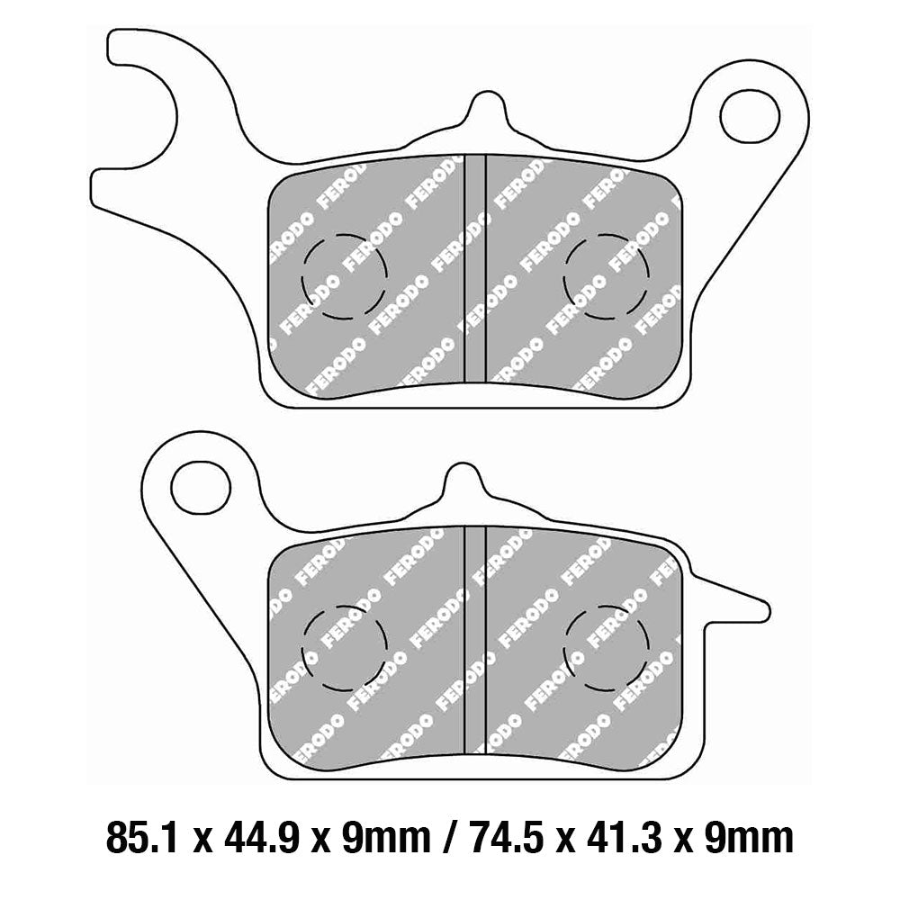 FERODO Brake Disc Pad Set FDB2297EF
