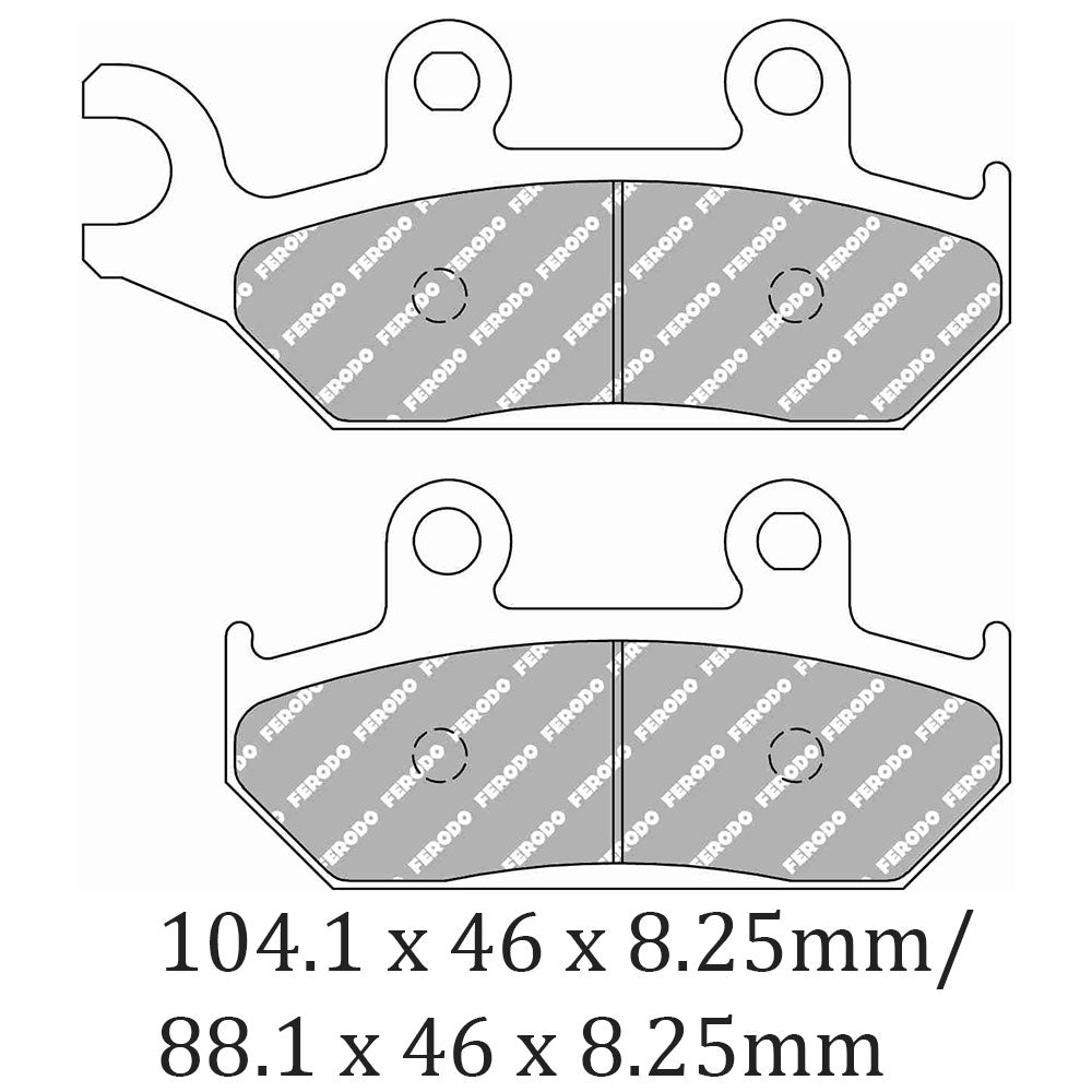 FERODO Brake Disc Pad Set FDB2302SG