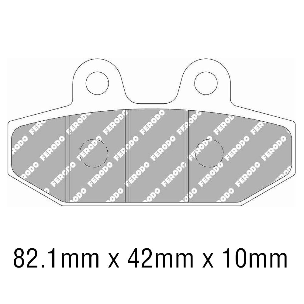 FERODO Brake Disc Pad Set FDB2306ST