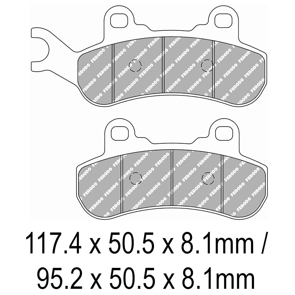 FERODO Brake Disc Pad Set FDB2316SG