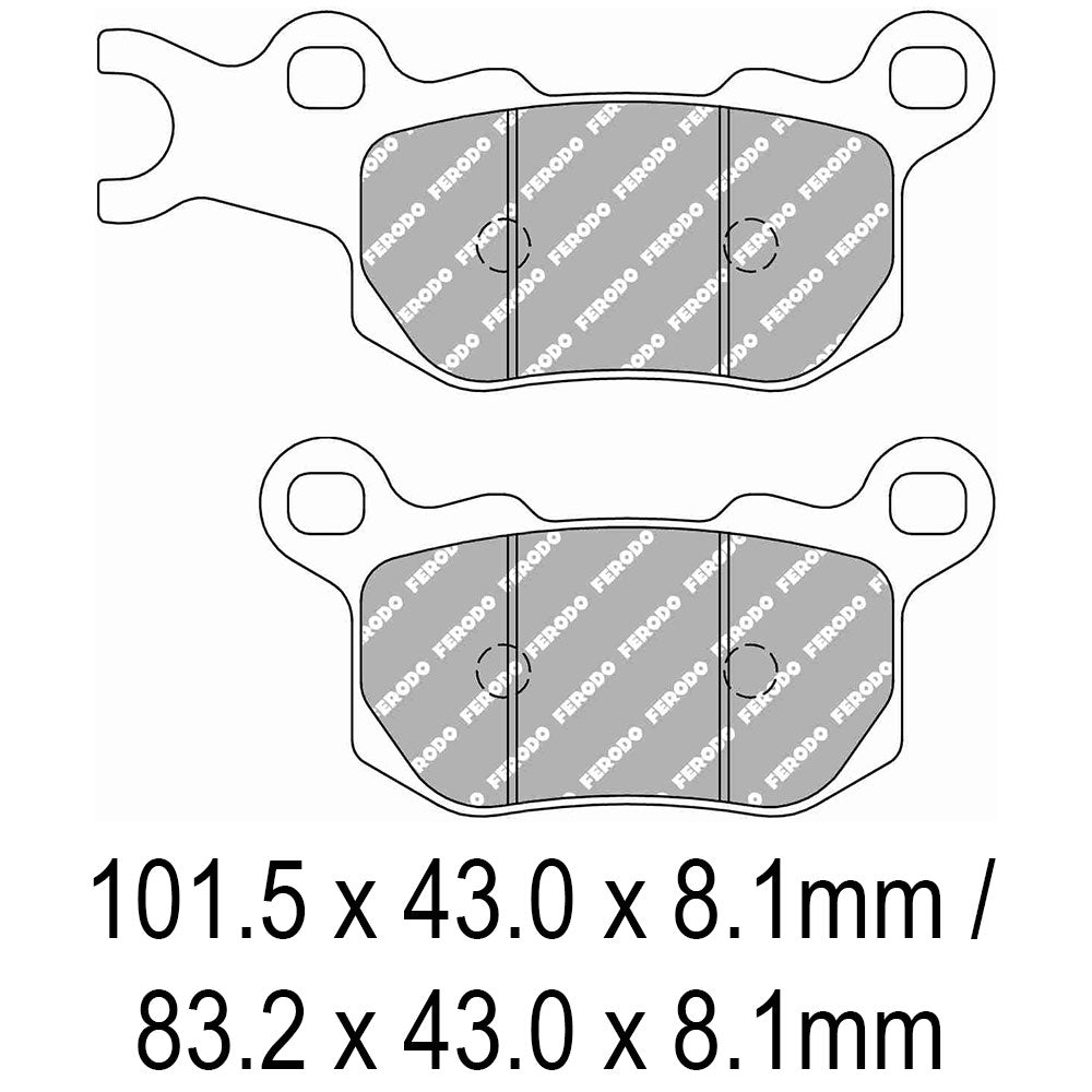 FERODO Brake Disc Pad Set FDB2318SG