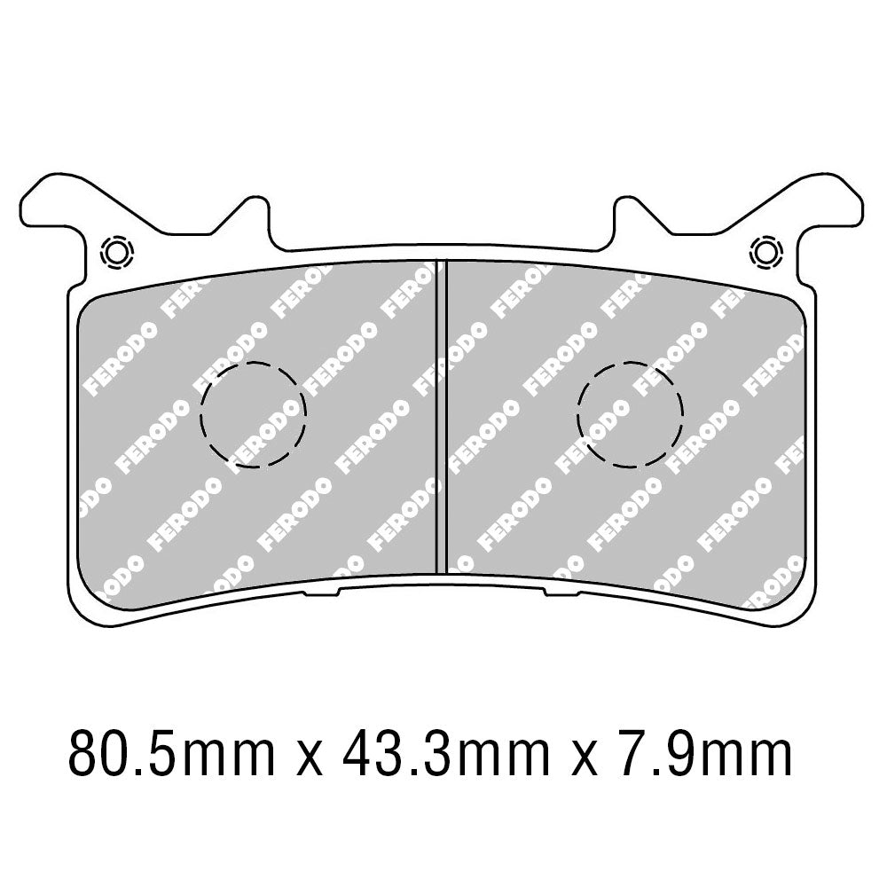 FERODO Brake Disc Pad Set FDB2324XRAC