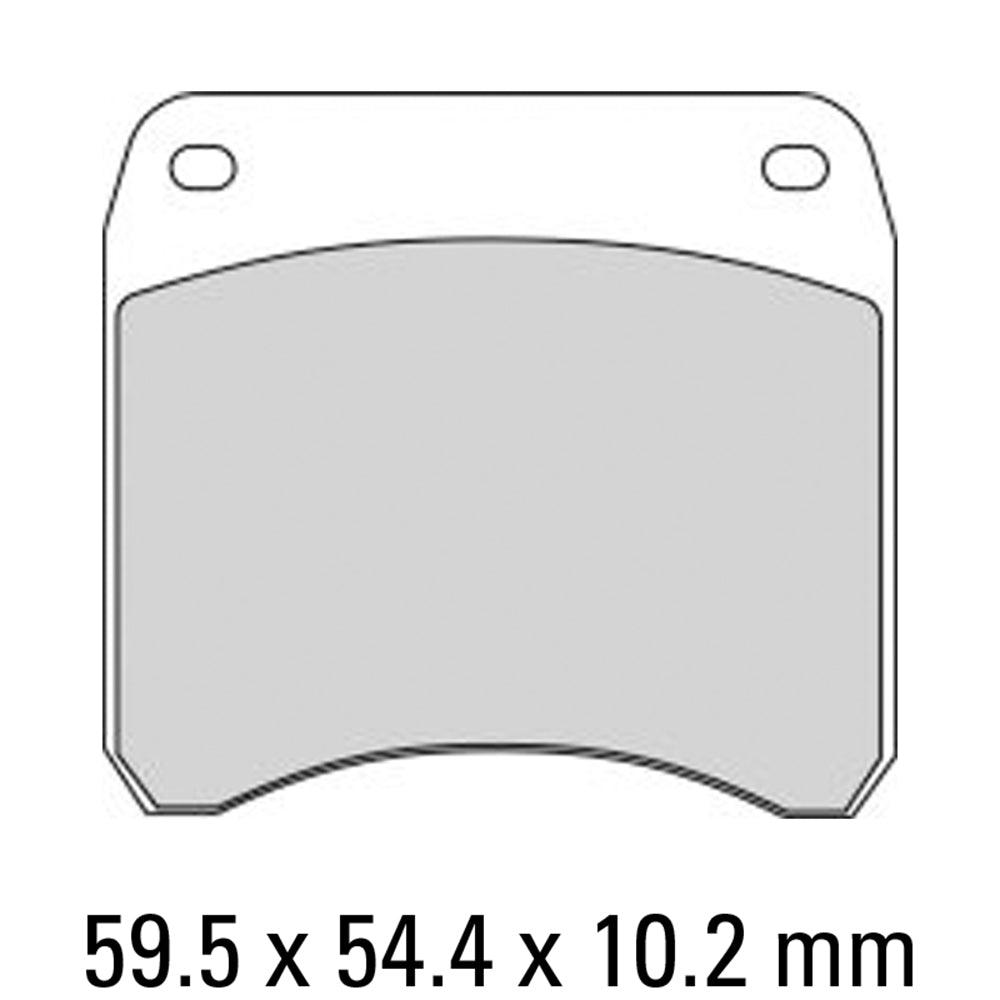 FERODO Brake Disc Pad Set FRP213P*