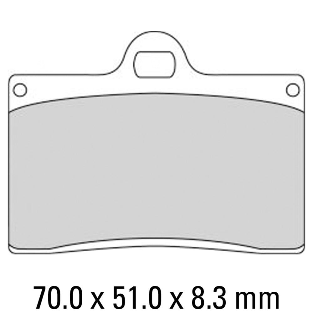 FERODO Brake Disc Pad Set FRP408XRAC