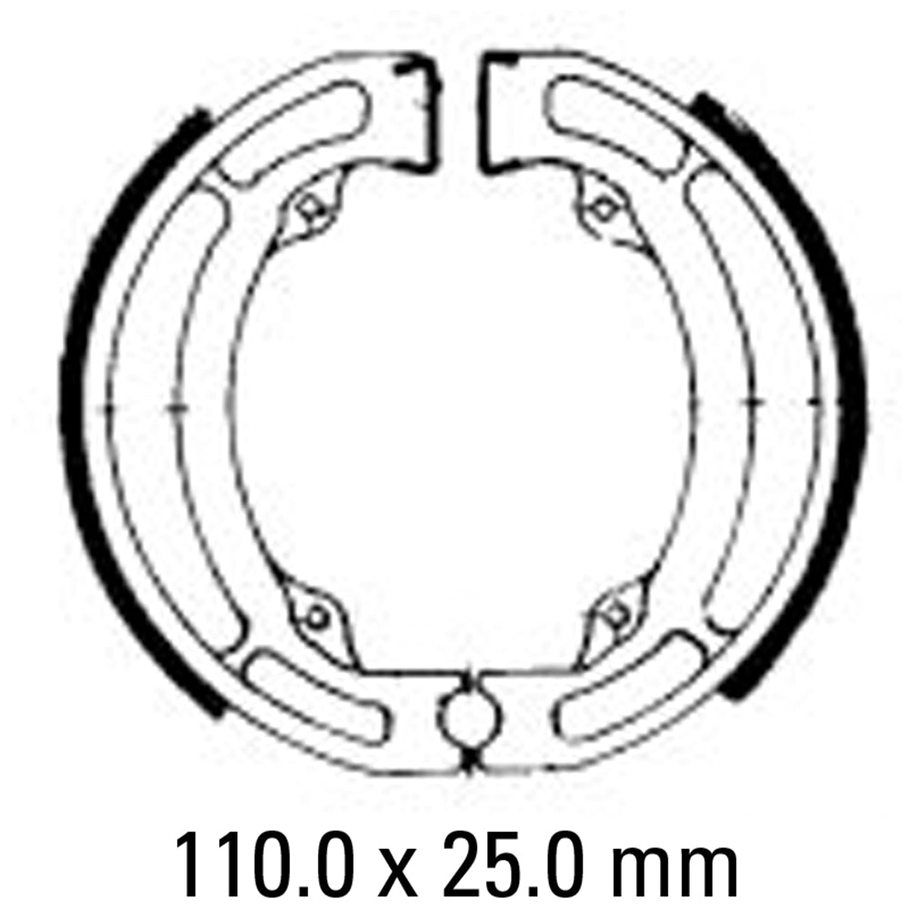 FERODO Brake Shoe Set FSB723